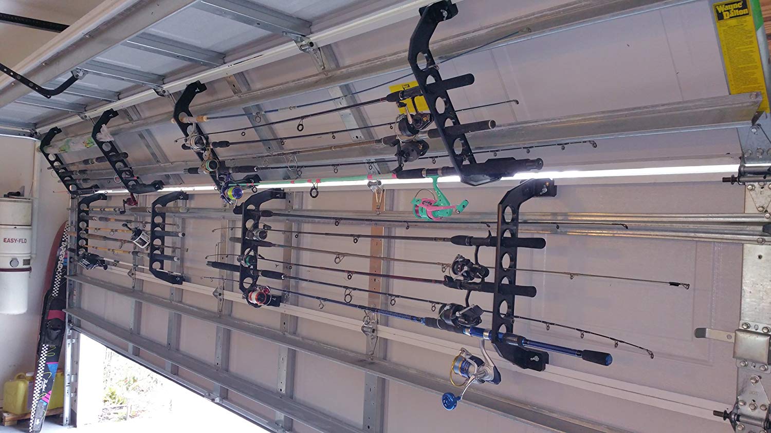 garage door fishing rod holder Rack | Cobra Rack walls and ceilings). Cobra Garage Door Storage Rack
